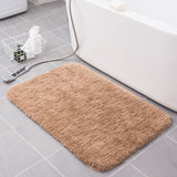 Home Flocking Carpet Floor Mats Entrance Bedroom Bathroom Absorbent Non Slip Foot Mats