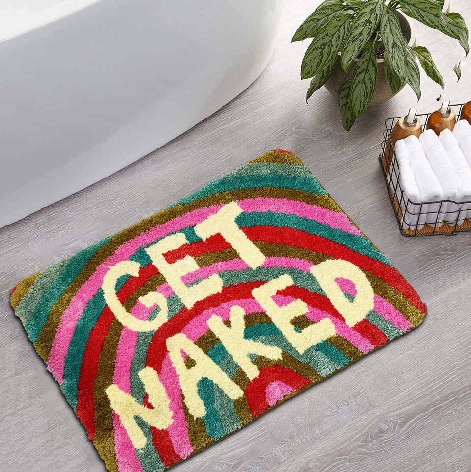 Single Needle Machine Flocking Jacquard Letter Bathroom Mats