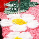 Single Needle Machine Flocking Jacquard Letter Bathroom Mats