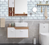 Waterproof, oil-proof, self-adhesive 3d wall sticker wallpaper self-adhesive plain color dormitory bedroom wall sticker furniture renovation sticker