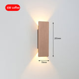 Modern Simple 6W LED Indoor Wall Lamp Bedroom Living Room Ho