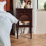 American-style Solid Wood Luxury Bedside Table Bedroom Furniture Storage